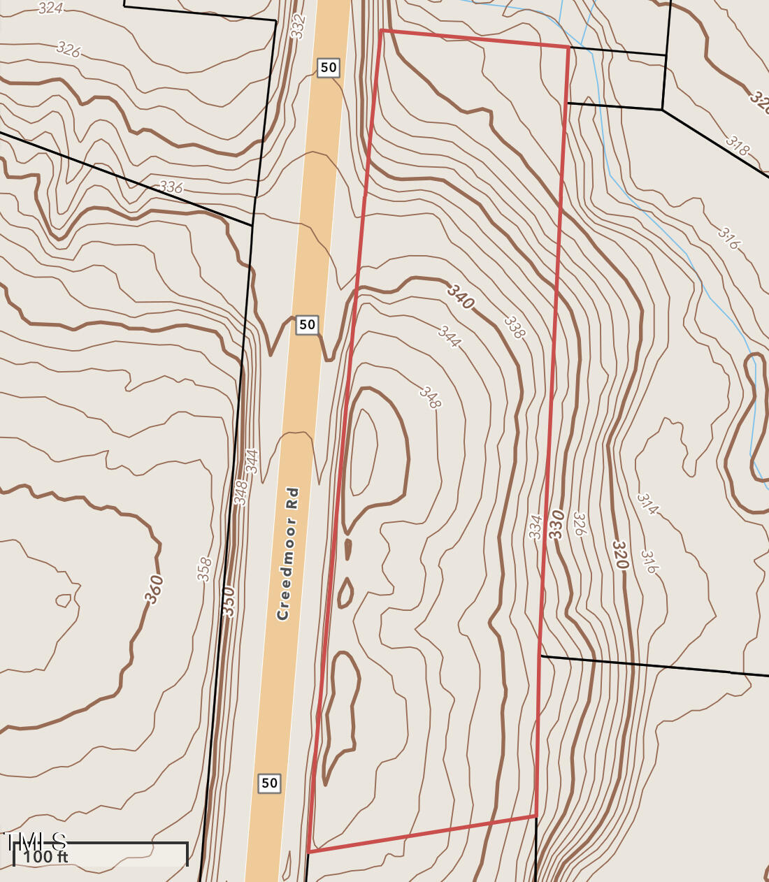 12420 Creedmoor Road Raleigh, NC 27614 - Photo 9 of 11 Topography
