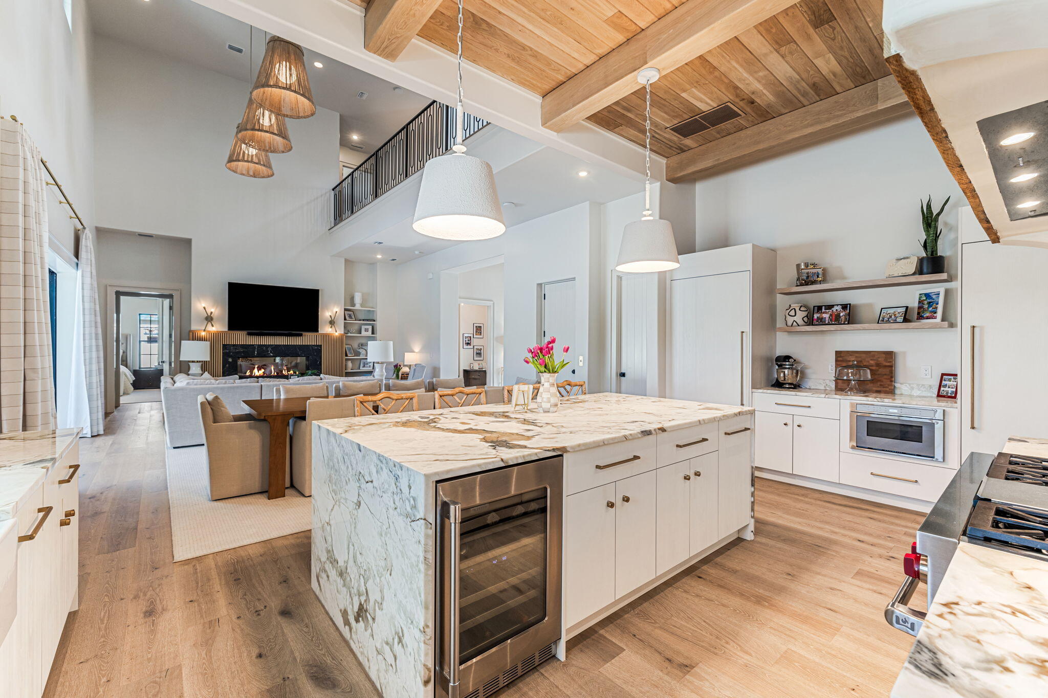 11 Sundew Pl Inlet Beach Inlet Beach, FL 32461 - Photo 13 of 51 a kitchen with a stove and a wooden floor