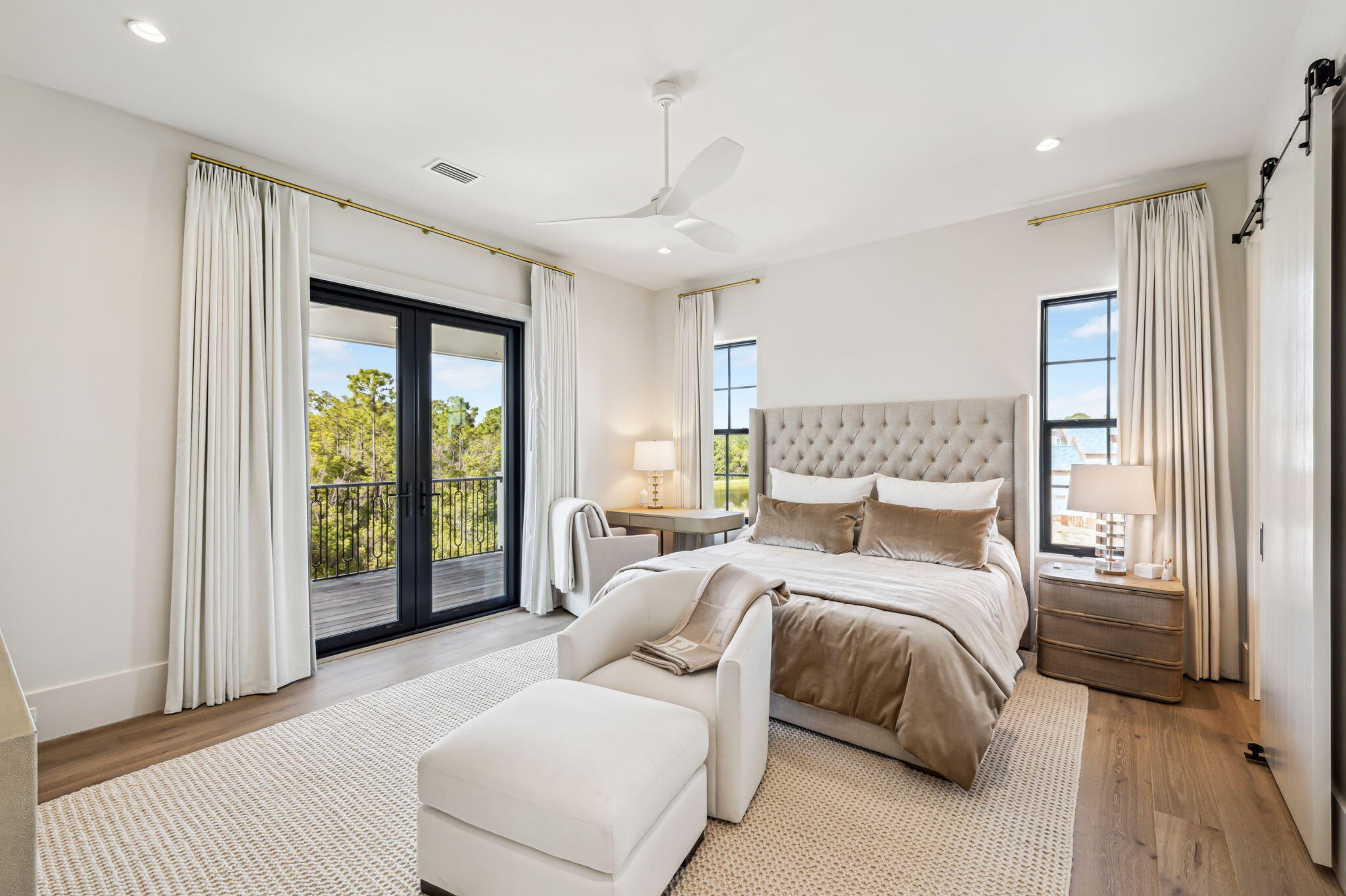 11 Sundew Pl Inlet Beach Inlet Beach, FL 32461 - Photo 32 of 51 a bedroom with a large bed and a large window