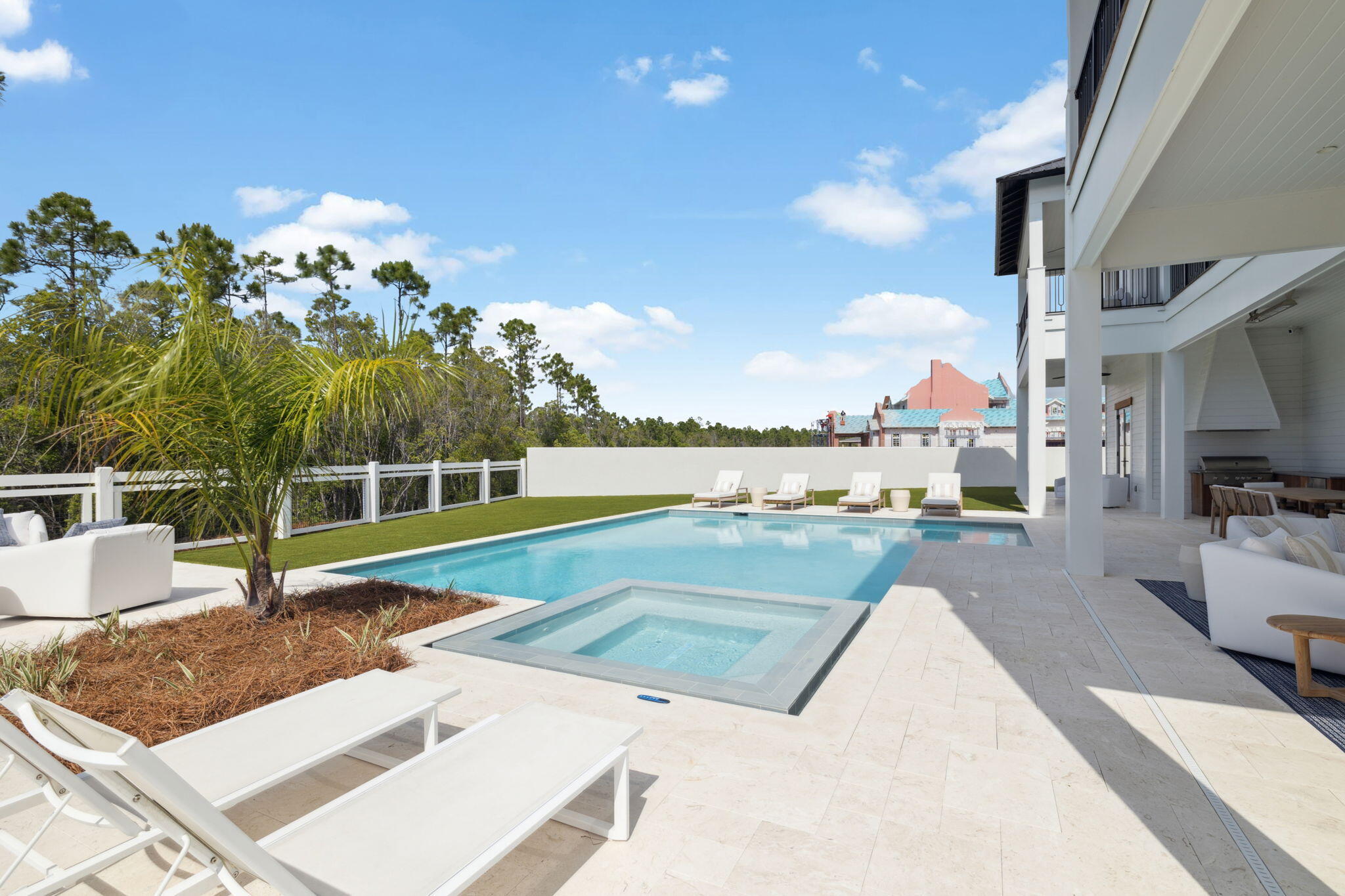 11 Sundew Pl Inlet Beach Inlet Beach, FL 32461 - Photo 42 of 51 a view of a house with swimming pool