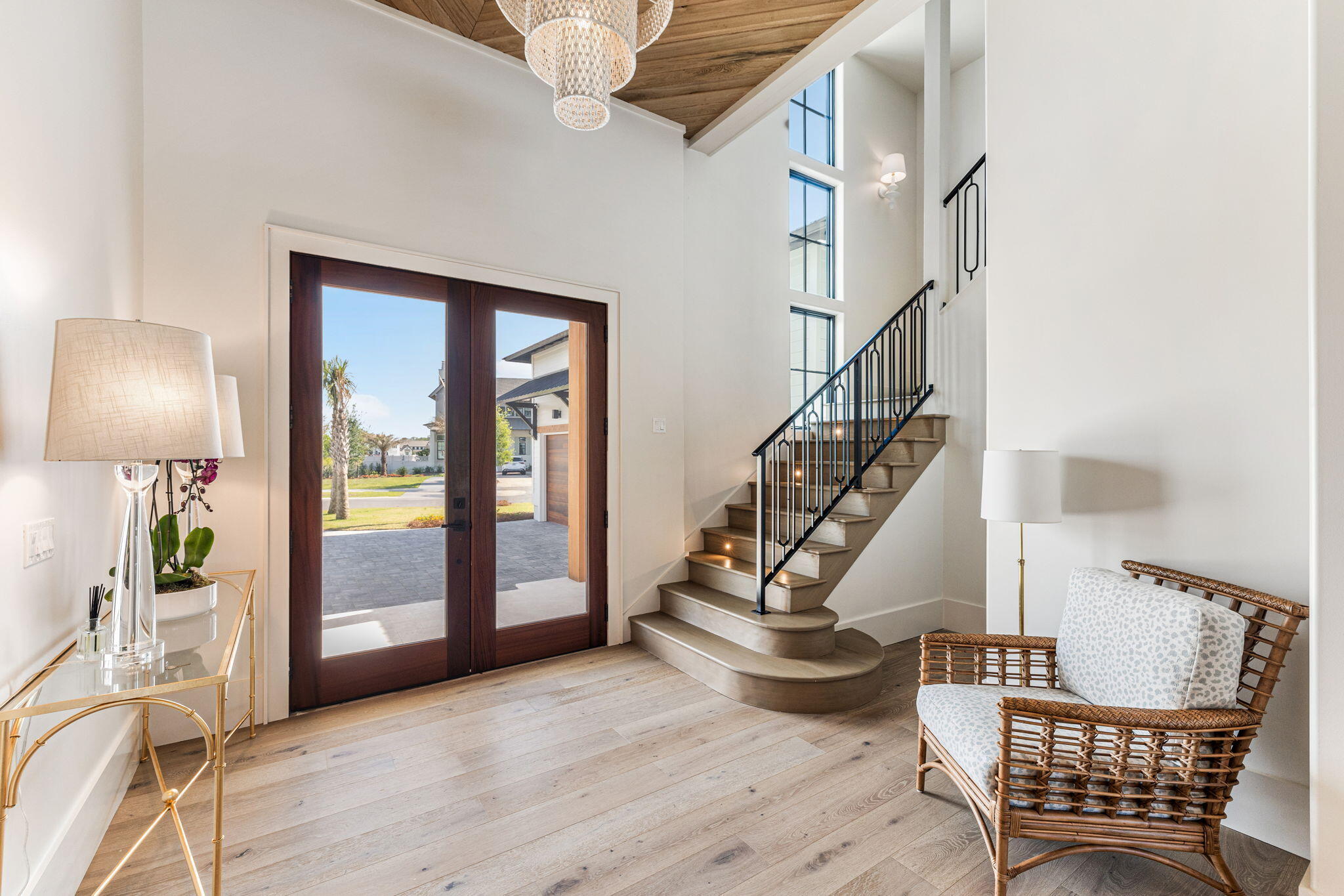 11 Sundew Pl Inlet Beach Inlet Beach, FL 32461 - Photo 7 of 51 a view of entryway with furniture and wooden floor