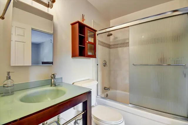 a view of balcony with a potted plant