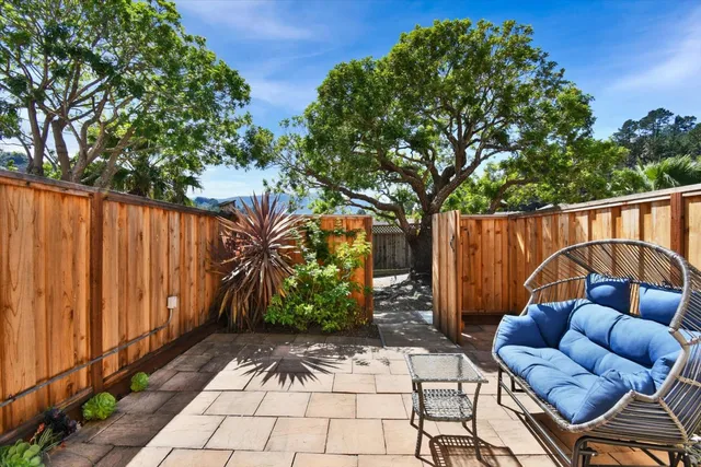 a view of outdoor space with a car park