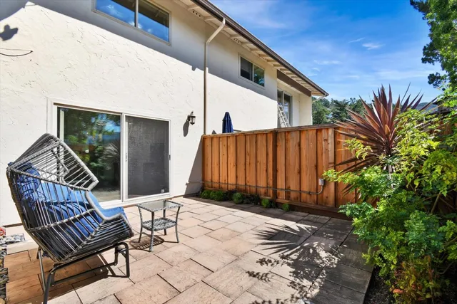 a house with a garden space