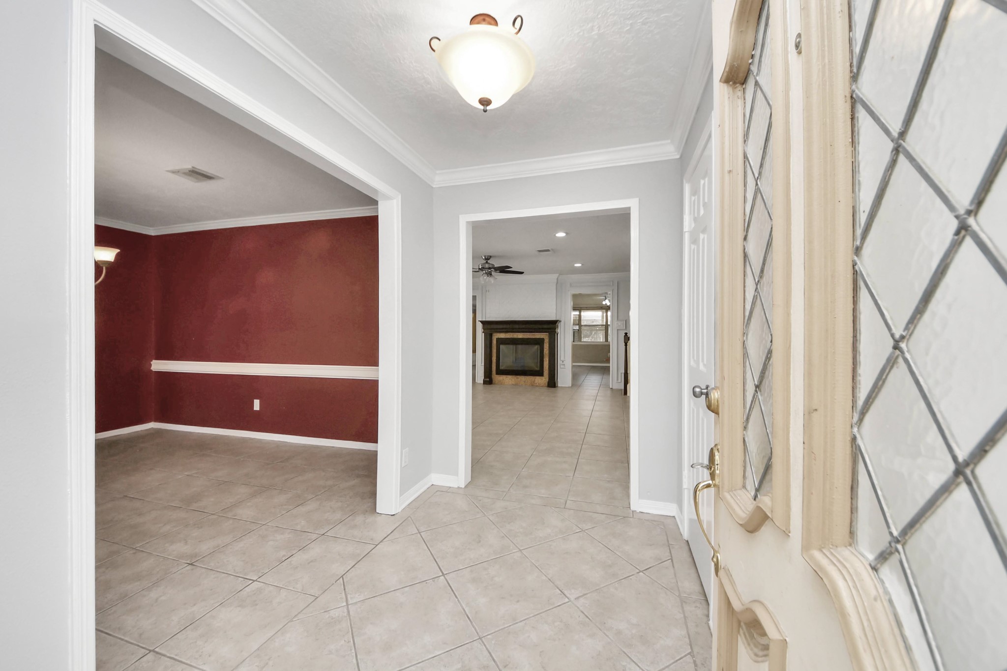 5003 Chantry Drive Houston, TX 77084 - Photo 8 of 49 a view of a hallway with a livingroom