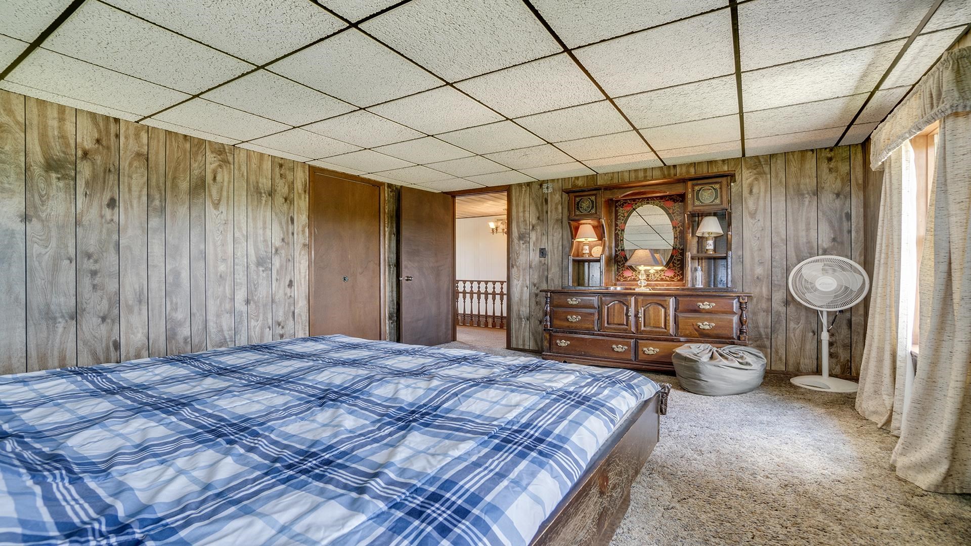 1813 Brooklyn Road Ashton, IL 61006 - Photo 23 of 43 a bedroom with a bed and a large window