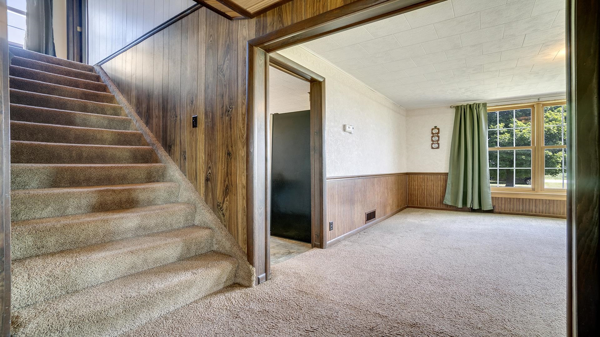 1813 Brooklyn Road Ashton, IL 61006 - Photo 6 of 43 a view of an entryway with staircase