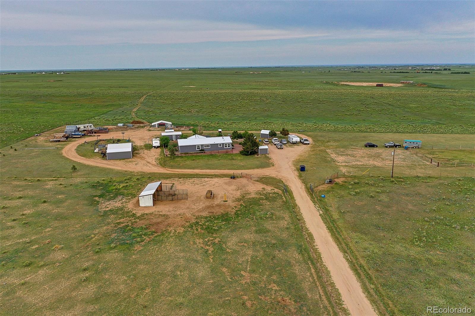 5255 North Yoder Road Yoder, CO 80864 - Photo 36 of 38 a view of a water pond with an ocean view