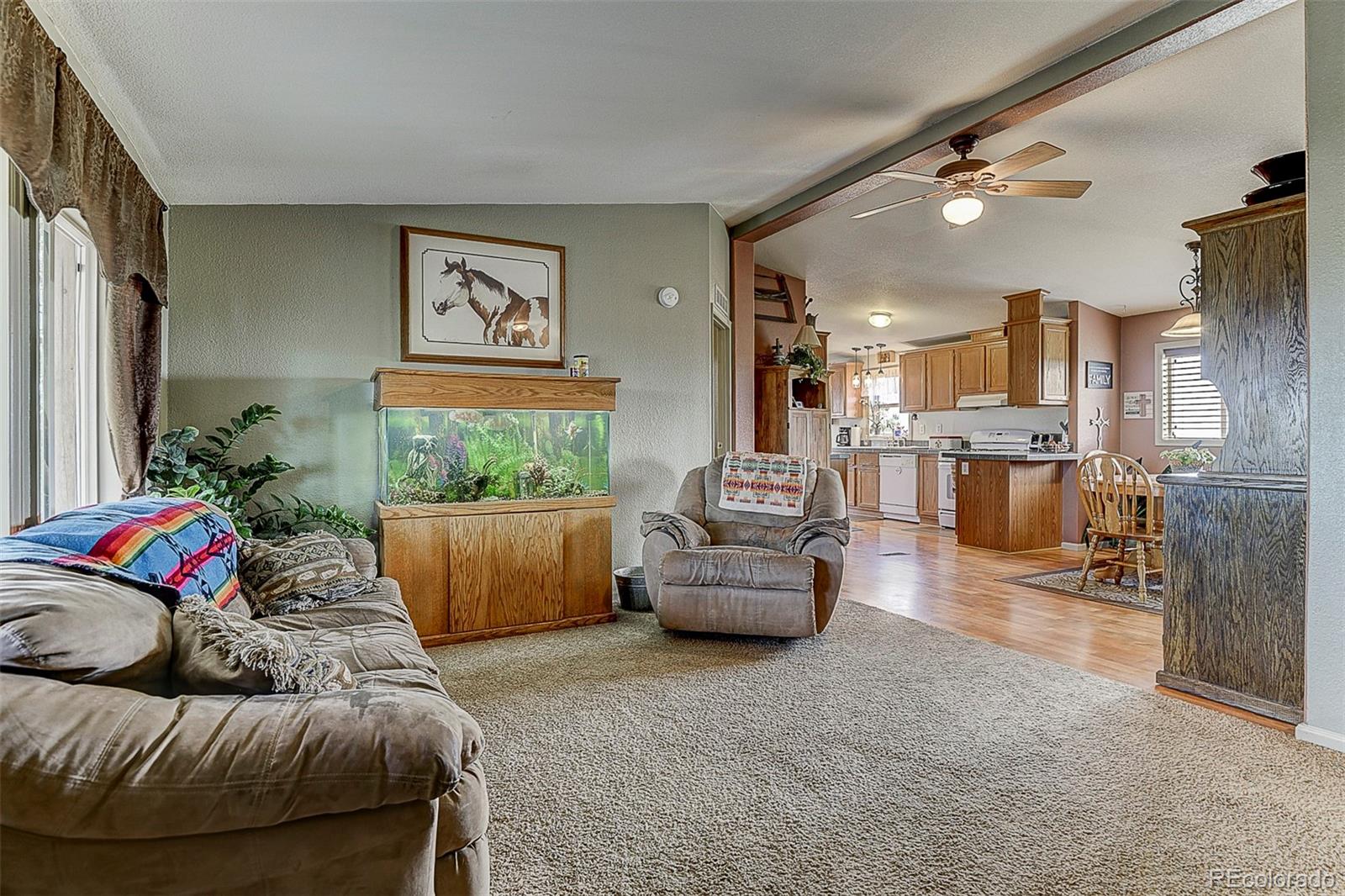 5255 North Yoder Road Yoder, CO 80864 - Photo 5 of 38 a living room with furniture and a couch