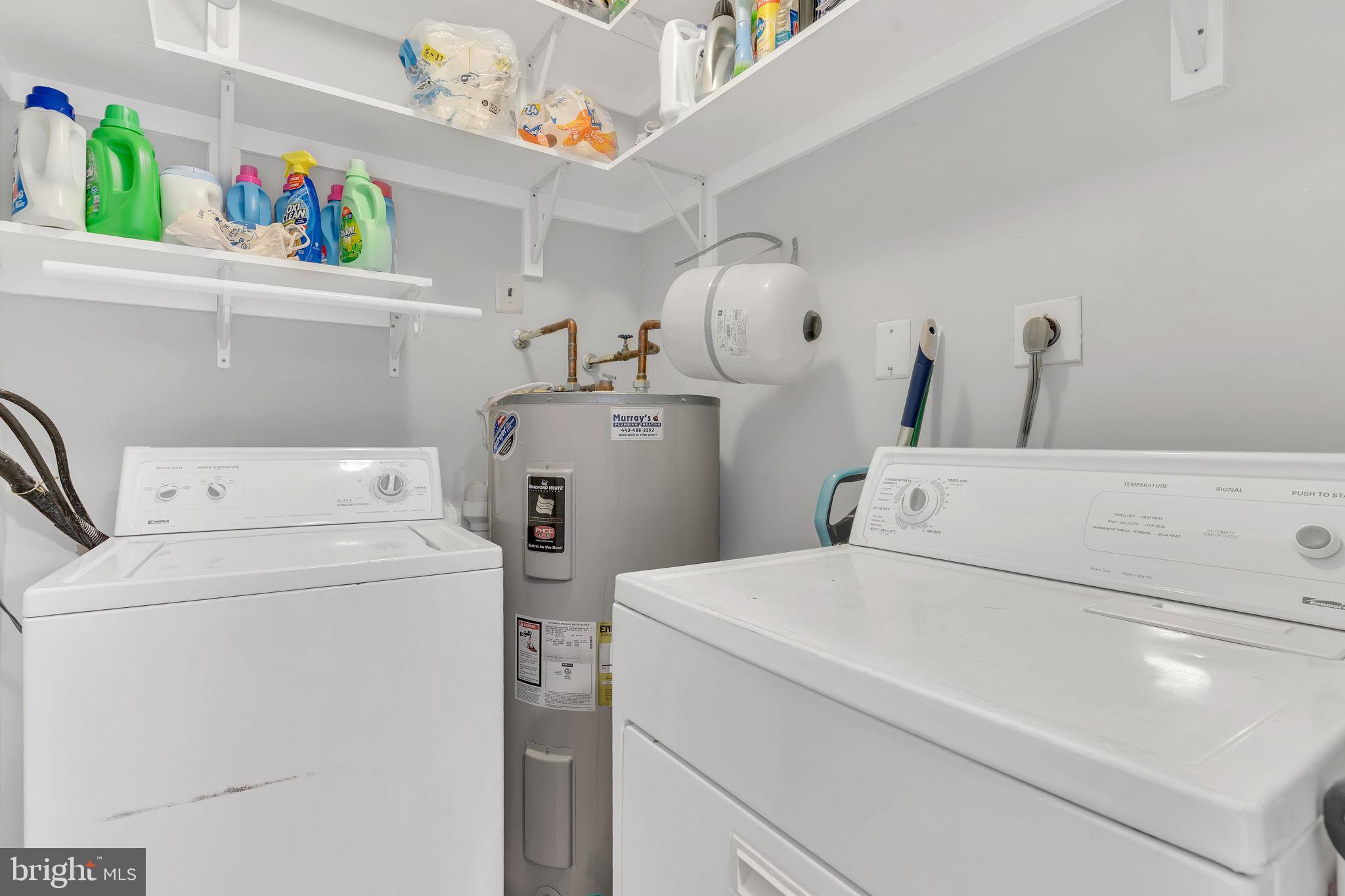 604 Moonglow Road, Unit 104 Odenton, MD 21113 - Photo 17 of 19 a utility room with dryer and washer