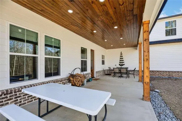 a view of outdoor space yard and swimming pool