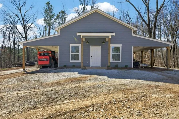 a room with furniture and a window