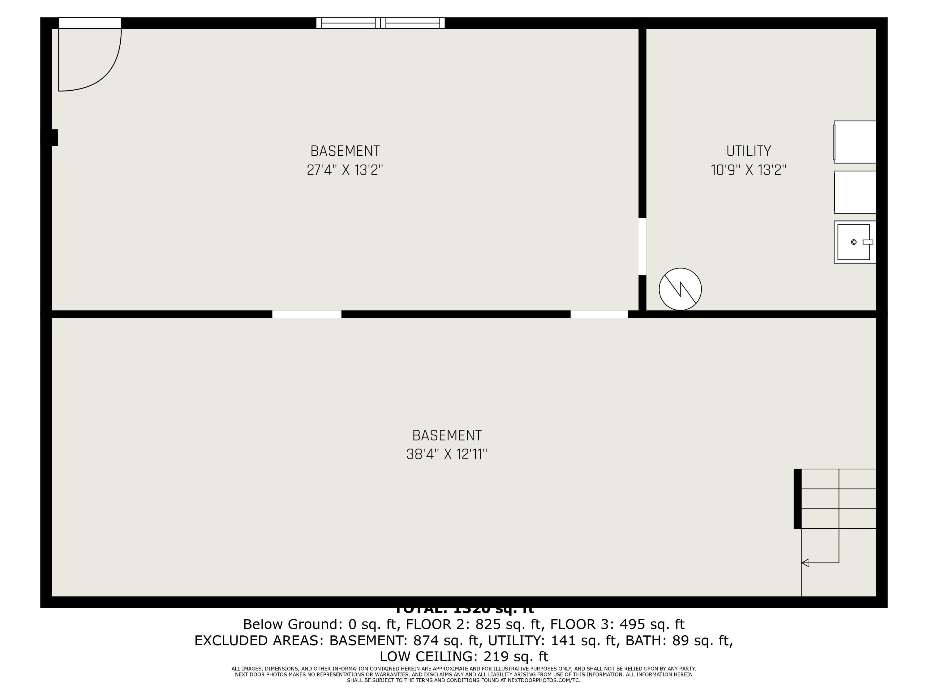 7133 Johnson Road Coloma, MI 49038 - Photo 49 of 49 Basement Floor Plan