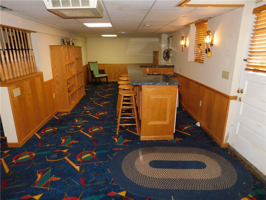 590 Methodist Road Greenville, PA 16125 - Photo 23 of 25 LOWER LEVEL WITH DOOR TO REAR PATIO / PARTY AREA/