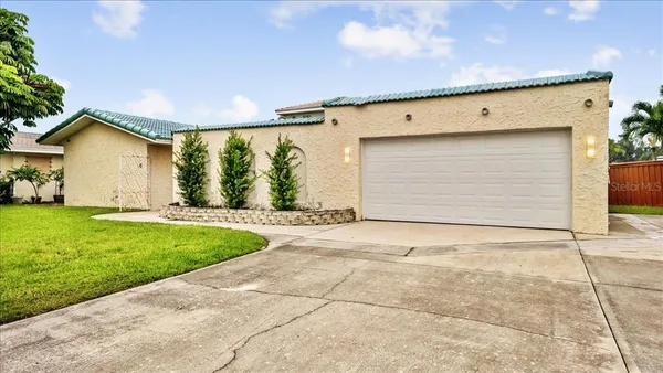 a view of outdoor space and yard