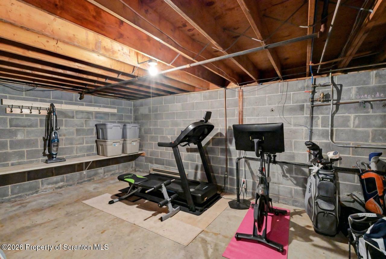 120 Woodhaven Road Blakely, PA 18452 - Photo 46 of 52 Unfinished Basement