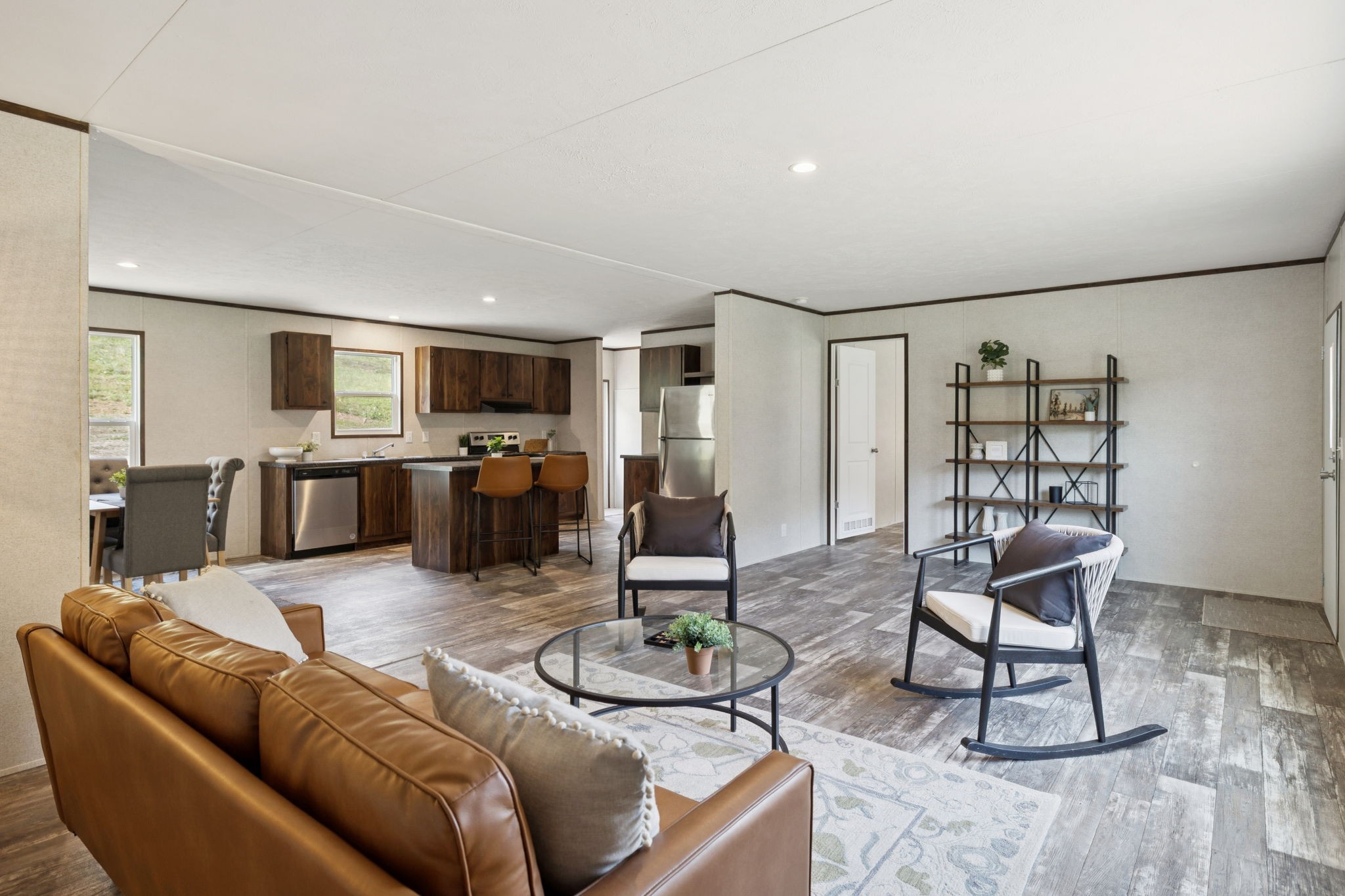825 Gaulden Hollow Road Lafayette, TN 37083 - Photo 18 of 51 a living room with furniture and wooden floor