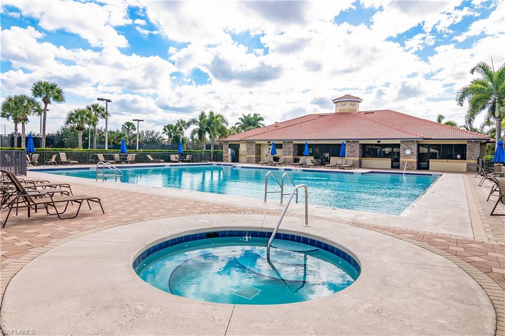 12454 Rock Ridge Lane Fort Myers, FL 33913 - Photo 31 of 37 an outdoor view with swimming pool and furniture