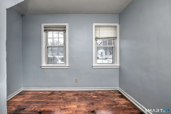 a view of a room with window