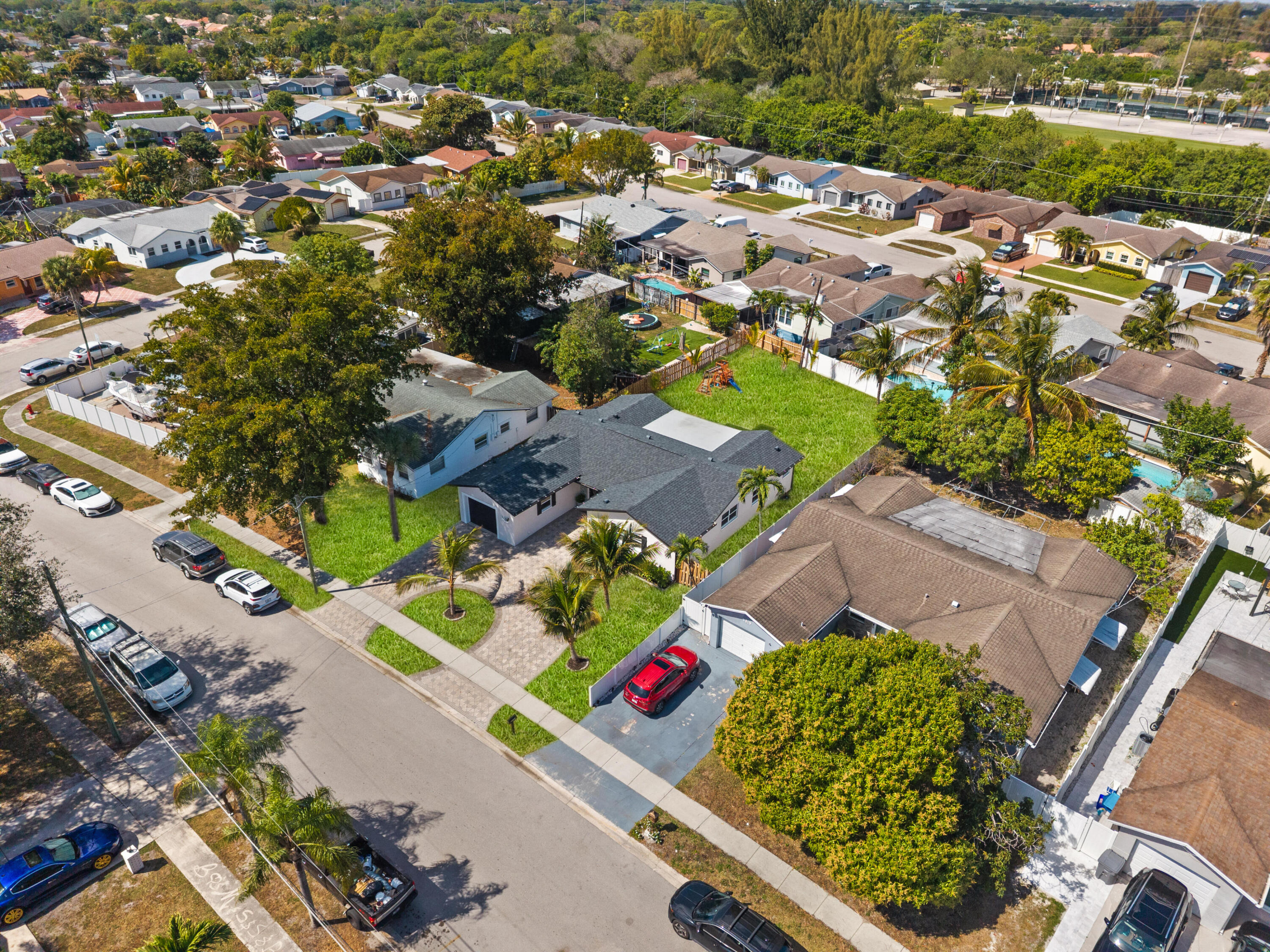 9329 Southwest 2nd Street Boca Raton, FL 33428 - Photo 35 of 42 an aerial view of residential houses with outdoor space