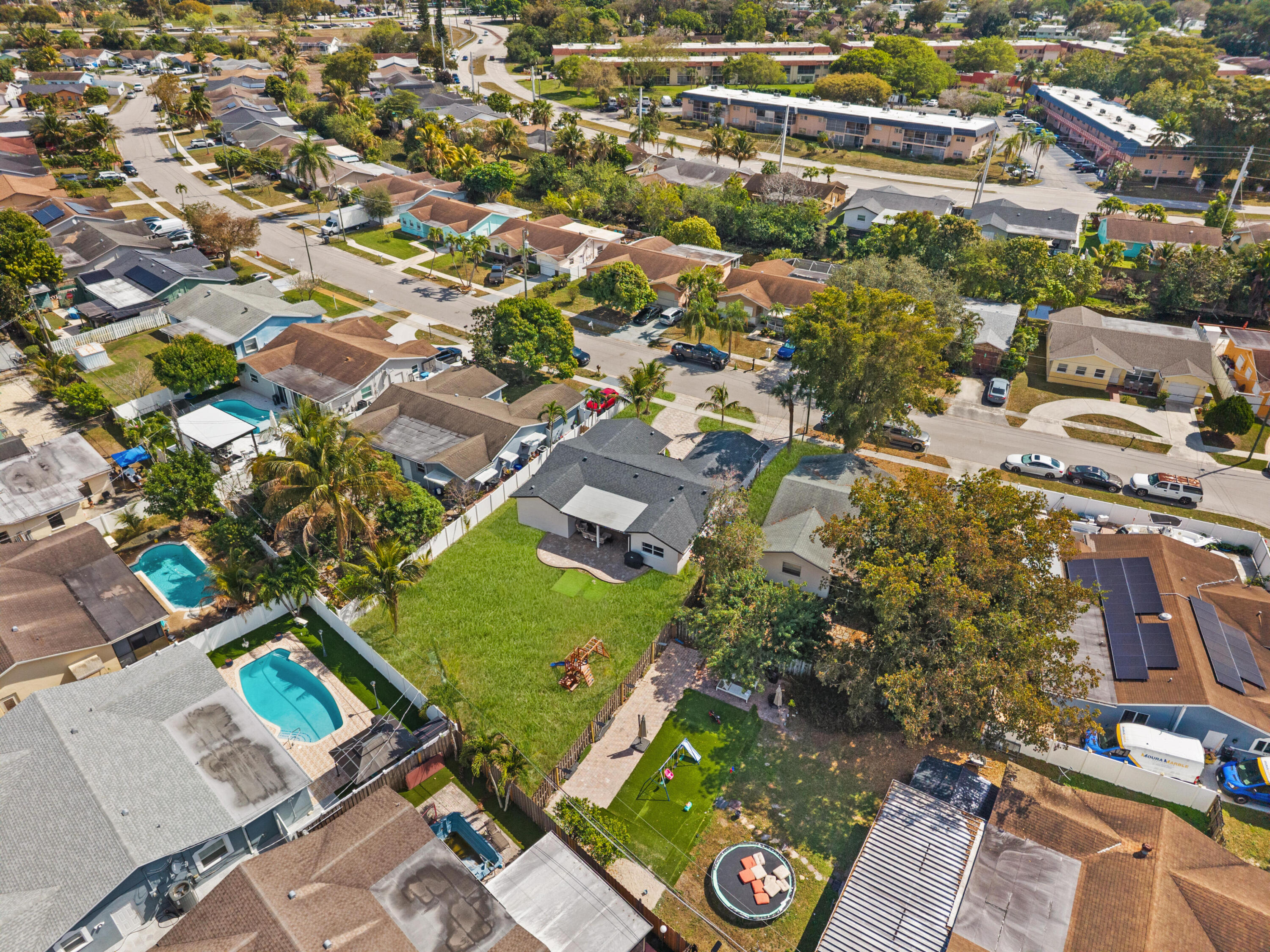 9329 Southwest 2nd Street Boca Raton, FL 33428 - Photo 38 of 42 an aerial view of residential houses with outdoor space