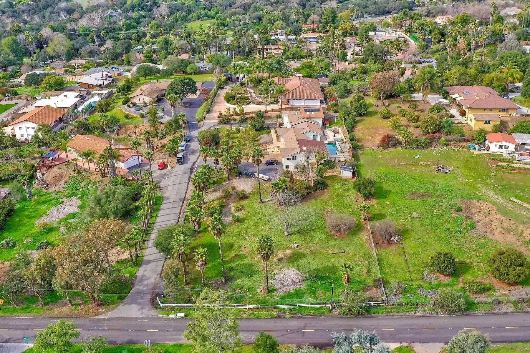 2705 Alexander Drive Escondido, CA 92029 - Photo 43 of 60 an aerial view of residential houses with outdoor space
