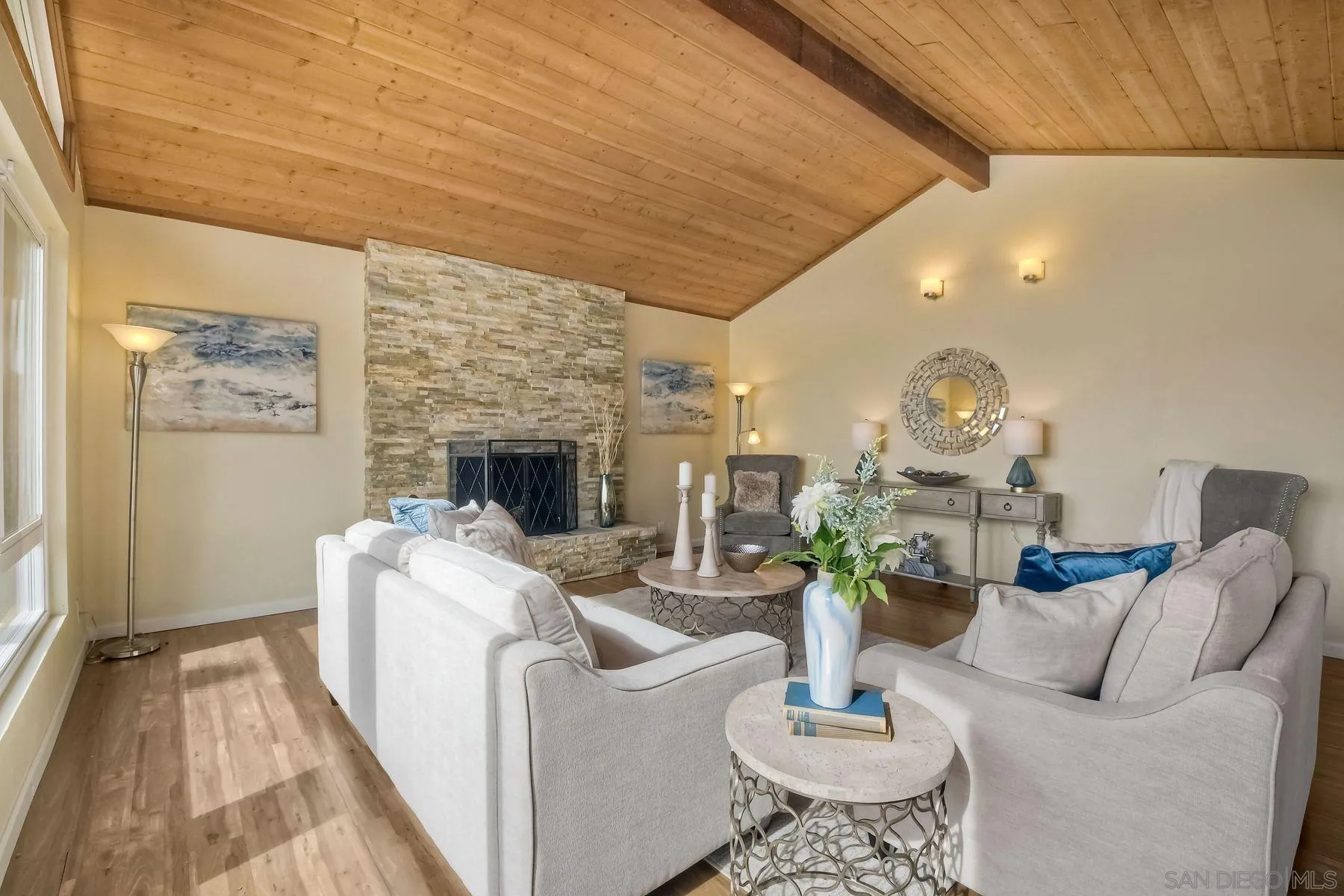 2705 Alexander Drive Escondido, CA 92029 - Photo 5 of 60 a living room with fireplace furniture and a fireplace