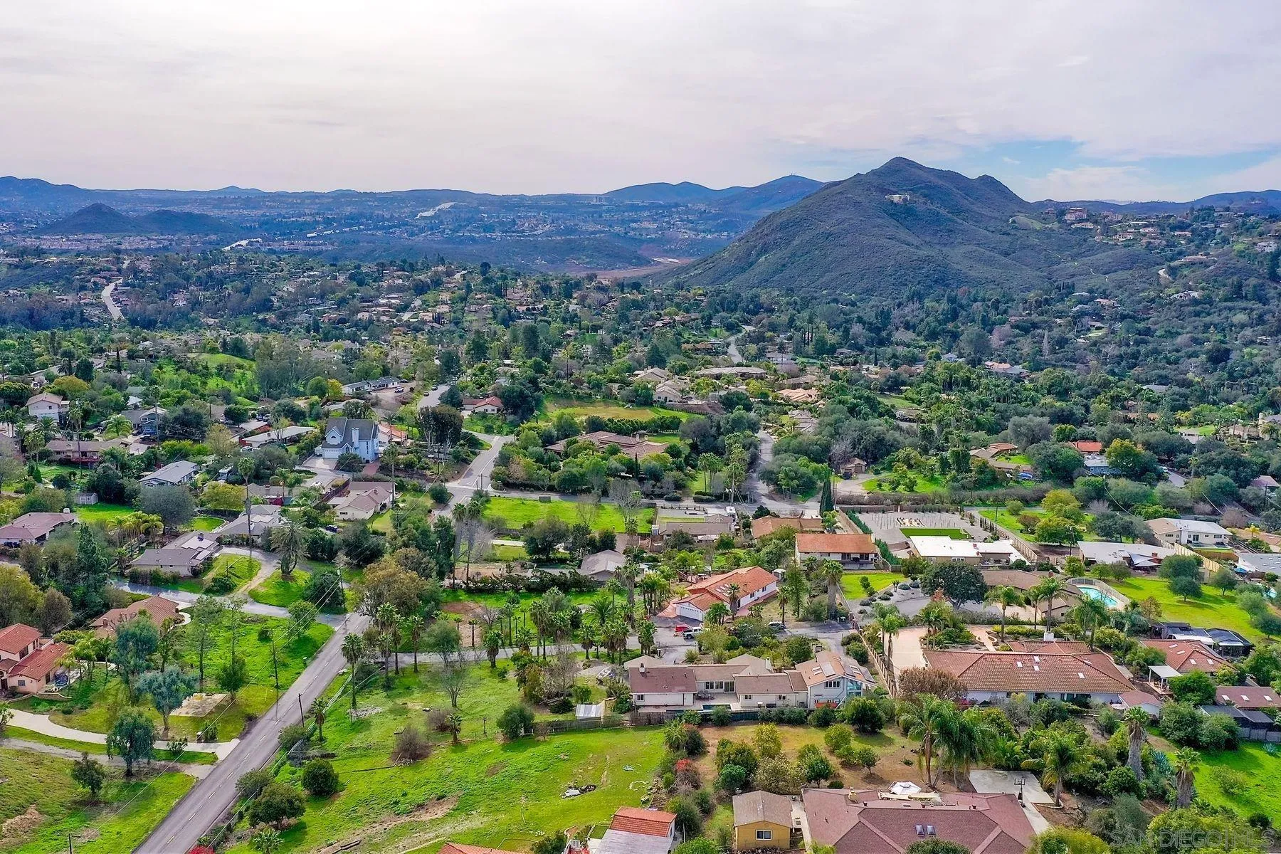 2705 Alexander Drive Escondido, CA 92029 - Photo 53 of 60 an aerial view of residential house and sandy dunes