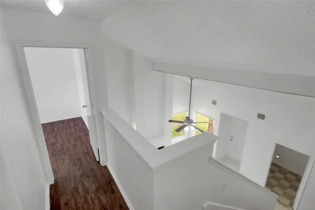 a view of an entryway with staircase