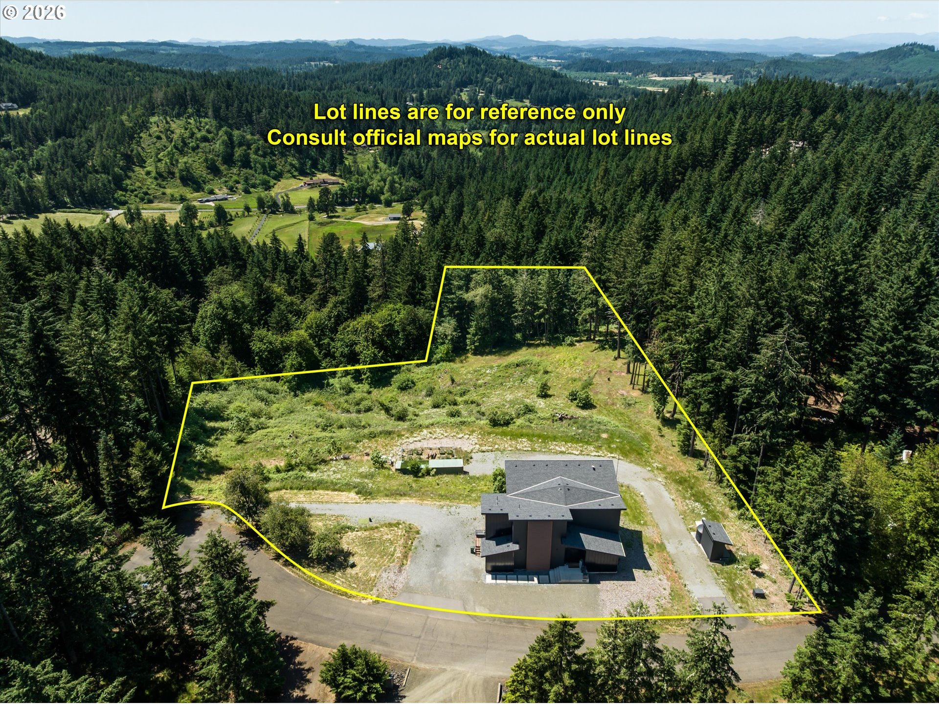 85168 Strayer Place Eugene, OR 97405 - Photo 6 of 33 an aerial view of residential houses with outdoor space and trees