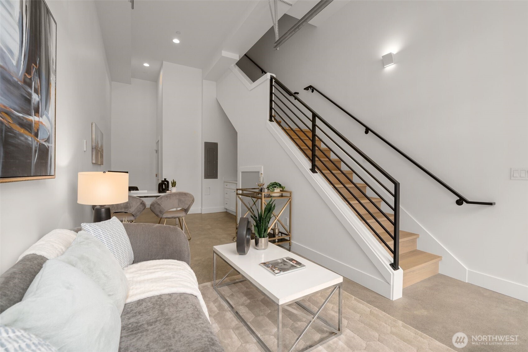 6249 Airport Way South, Unit B Seattle, WA 98108 - Photo 3 of 24 a living room with furniture and wooden floor