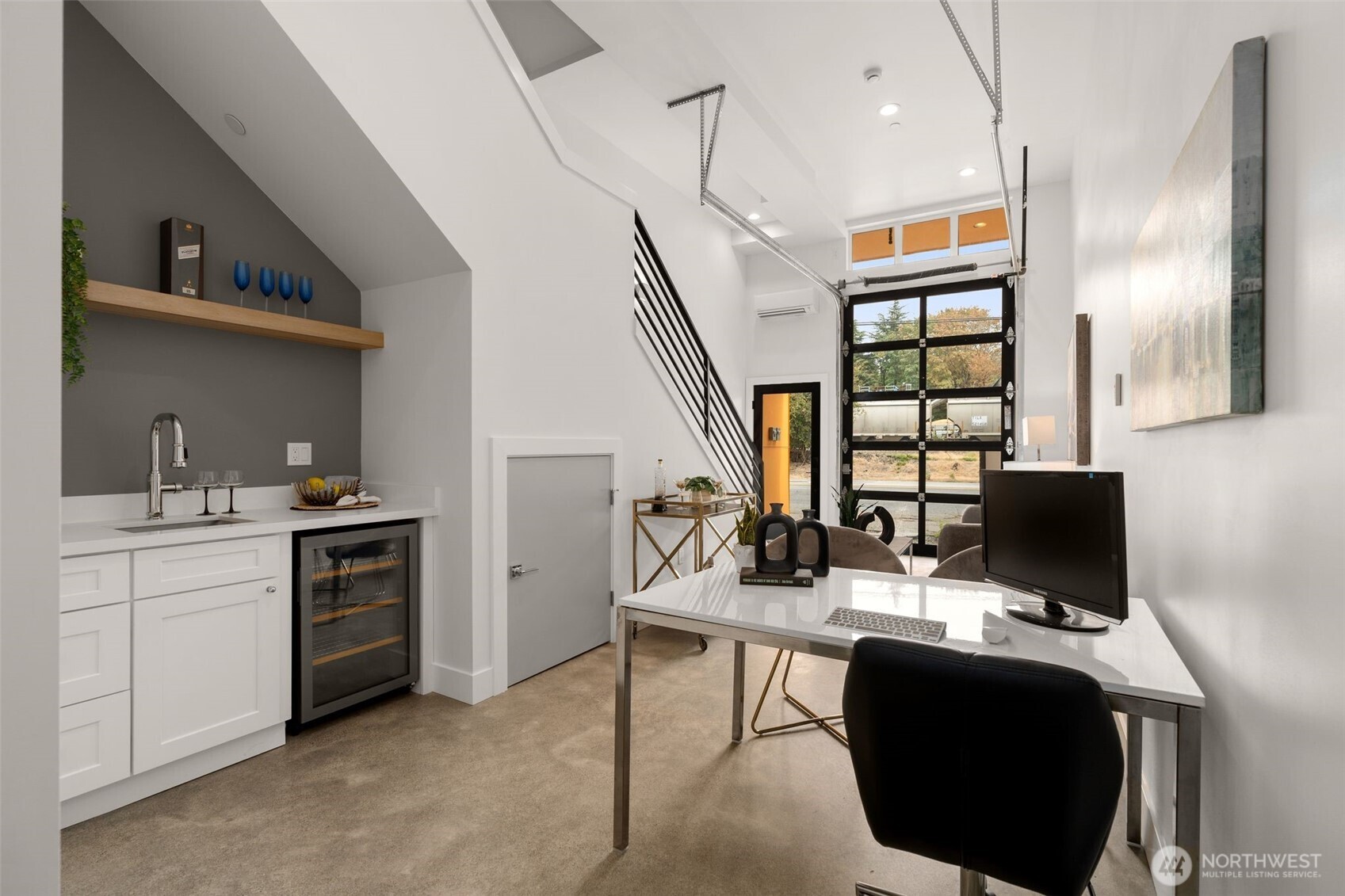 6249 Airport Way South, Unit B Seattle, WA 98108 - Photo 5 of 24 a workspace with furniture and window