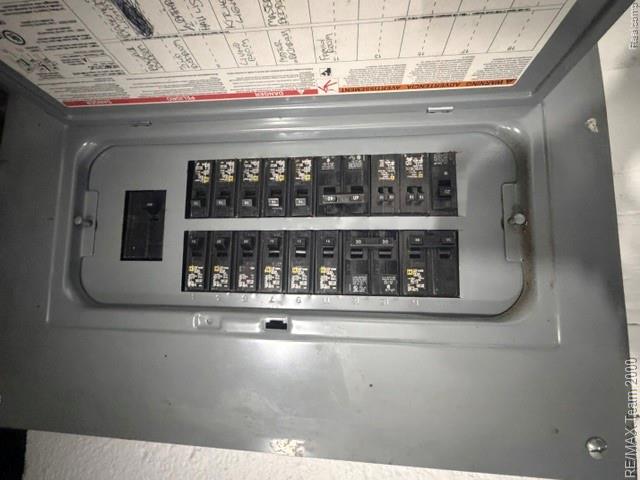 580 Palmerston Street River Rouge, MI 48218 - Photo 19 of 19 Electrical service panel featuring multiple circuit breakers and an interior schematic