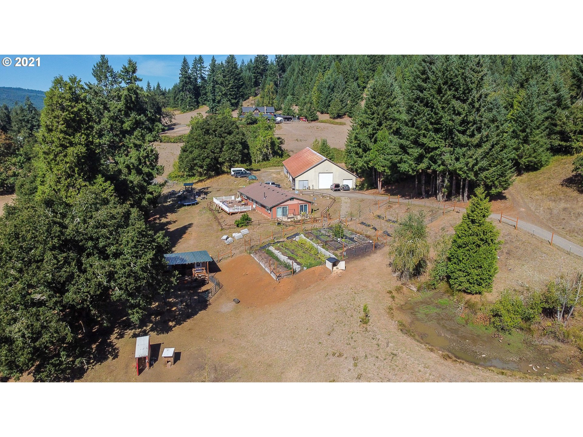 72010 London Road Cottage Grove, OR 97424 - Photo 1 of 31 a view of a backyard