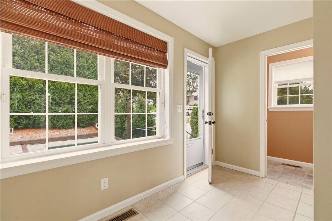 42 Lewis Street Tiverton, RI 02878 - Photo 18 of 50 REAR Entry with 1/2 Bath, OFFICE, Mud Room