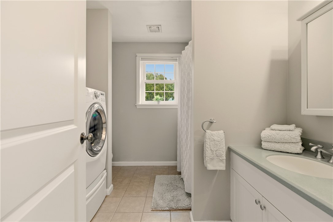 42 Lewis Street Tiverton, RI 02878 - Photo 35 of 50 Laundry & Full Bath for 2 Bedrooms