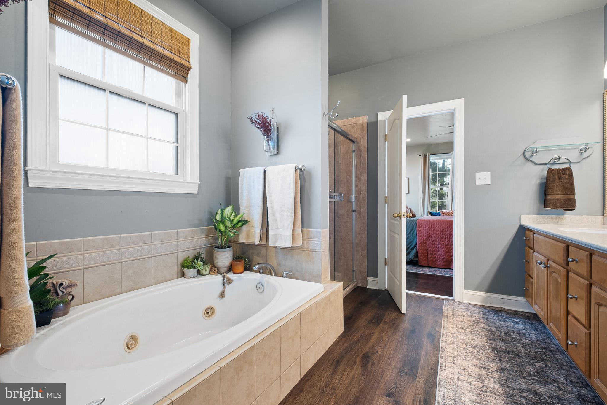 21 Darrel Road North East, MD 21901 - Photo 17 of 34 Ensuite soaking tub with large walk-in shower