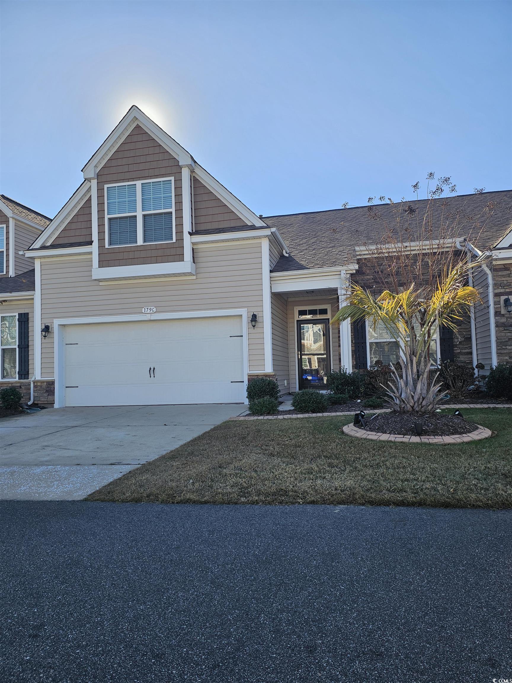 179 Parmelee Drive, Unit C Murrells Inlet, SC 29576 - Photo 1 of 20 View of front of property with a garage
