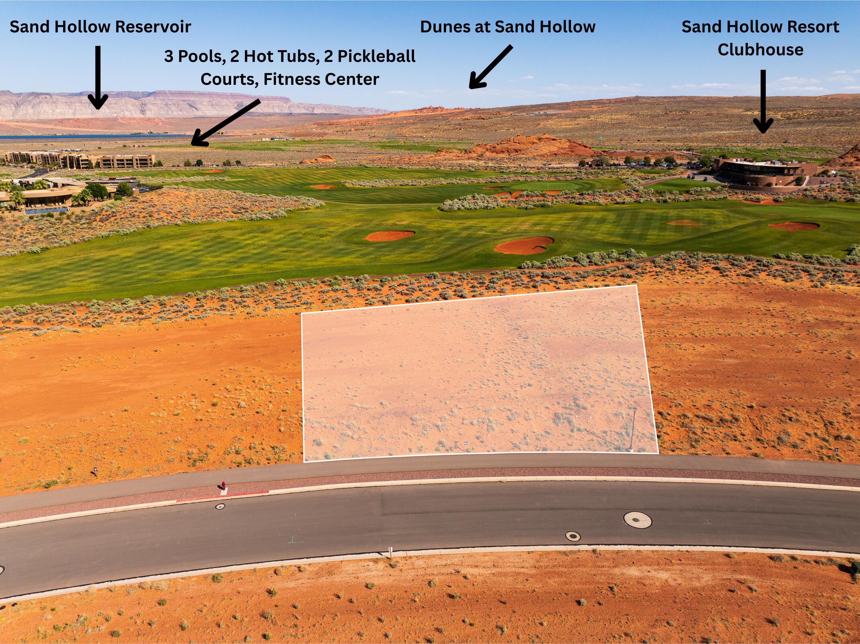 West Scattered Stars Way, Unit 44 Hurricane, UT 84737 - Photo 3 of 13 Incredible .67 Lot on Hole 18 of Sand Hollow Golf Course