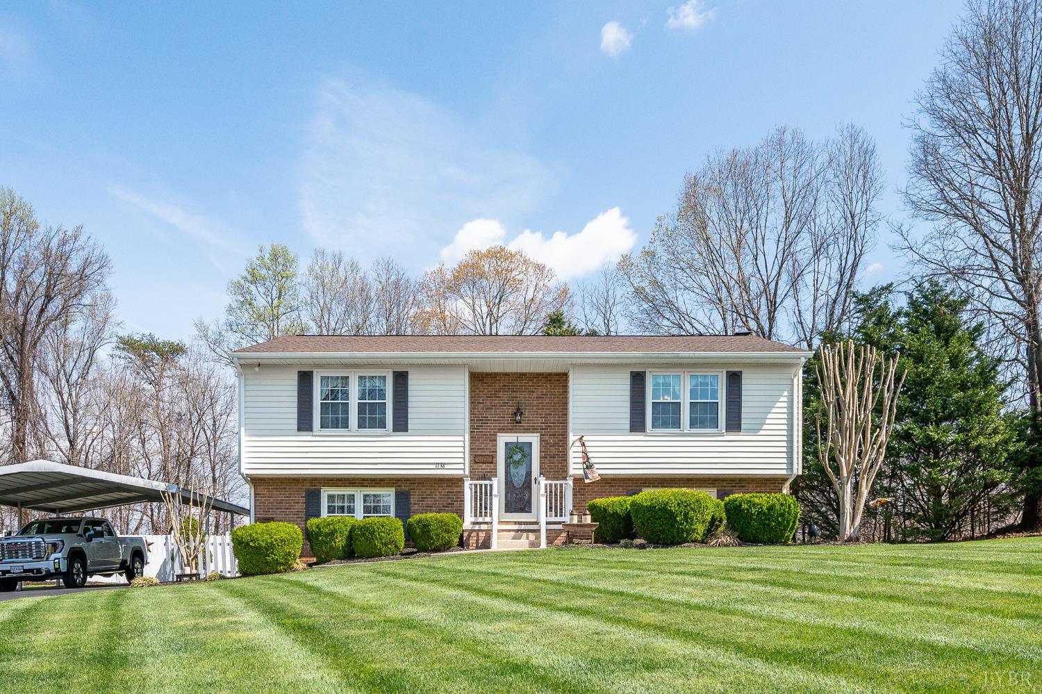 1136 Coolbrook Road Bedford, VA 24523 - Photo 1 of 46 a front view of house with yard and green space