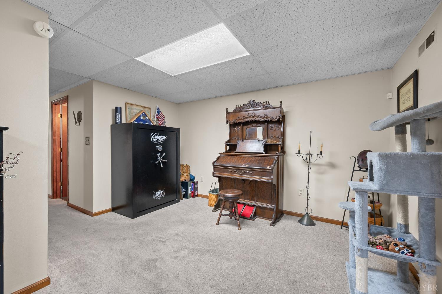 1136 Coolbrook Road Bedford, VA 24523 - Photo 26 of 46 a view of a livingroom with workspace and a couch