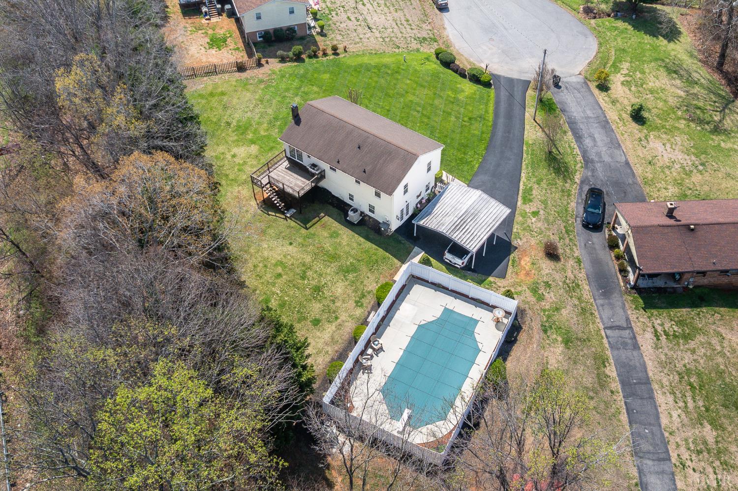 1136 Coolbrook Road Bedford, VA 24523 - Photo 42 of 46 an aerial view of house with outdoor space