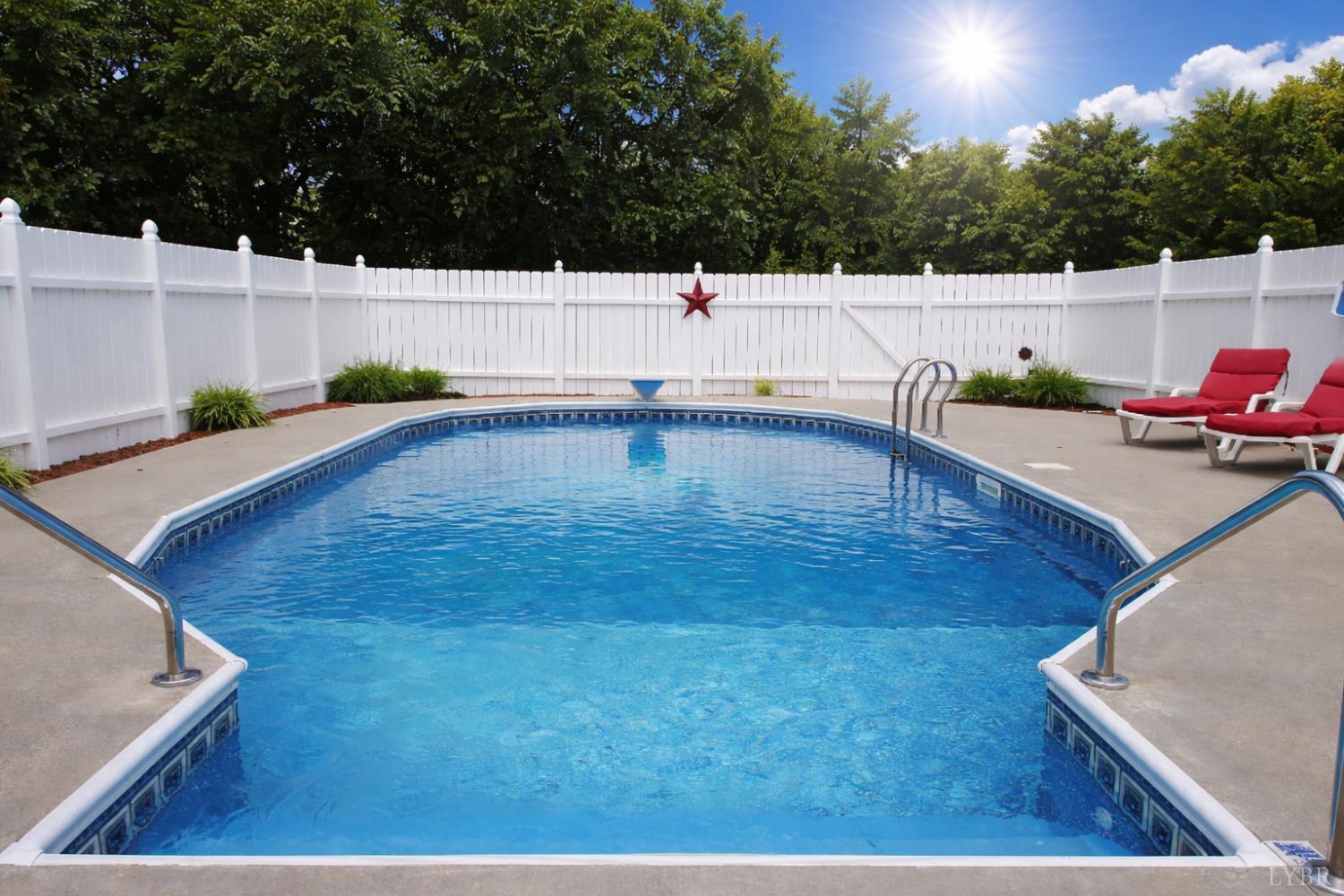 1136 Coolbrook Road Bedford, VA 24523 - Photo 44 of 46 a view of swimming pool with seating space