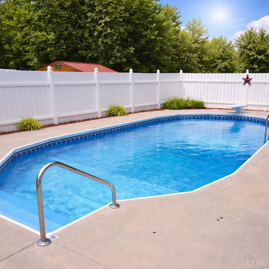 1136 Coolbrook Road Bedford, VA 24523 - Photo 45 of 46 a view of swimming pool with an outdoor seating