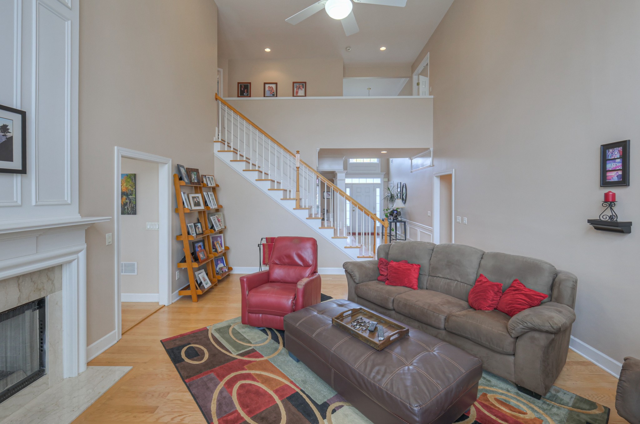 6331 Williams Grove Drive Brentwood, TN 37027 - Photo 20 of 58 a living room with furniture or couch and a fireplace