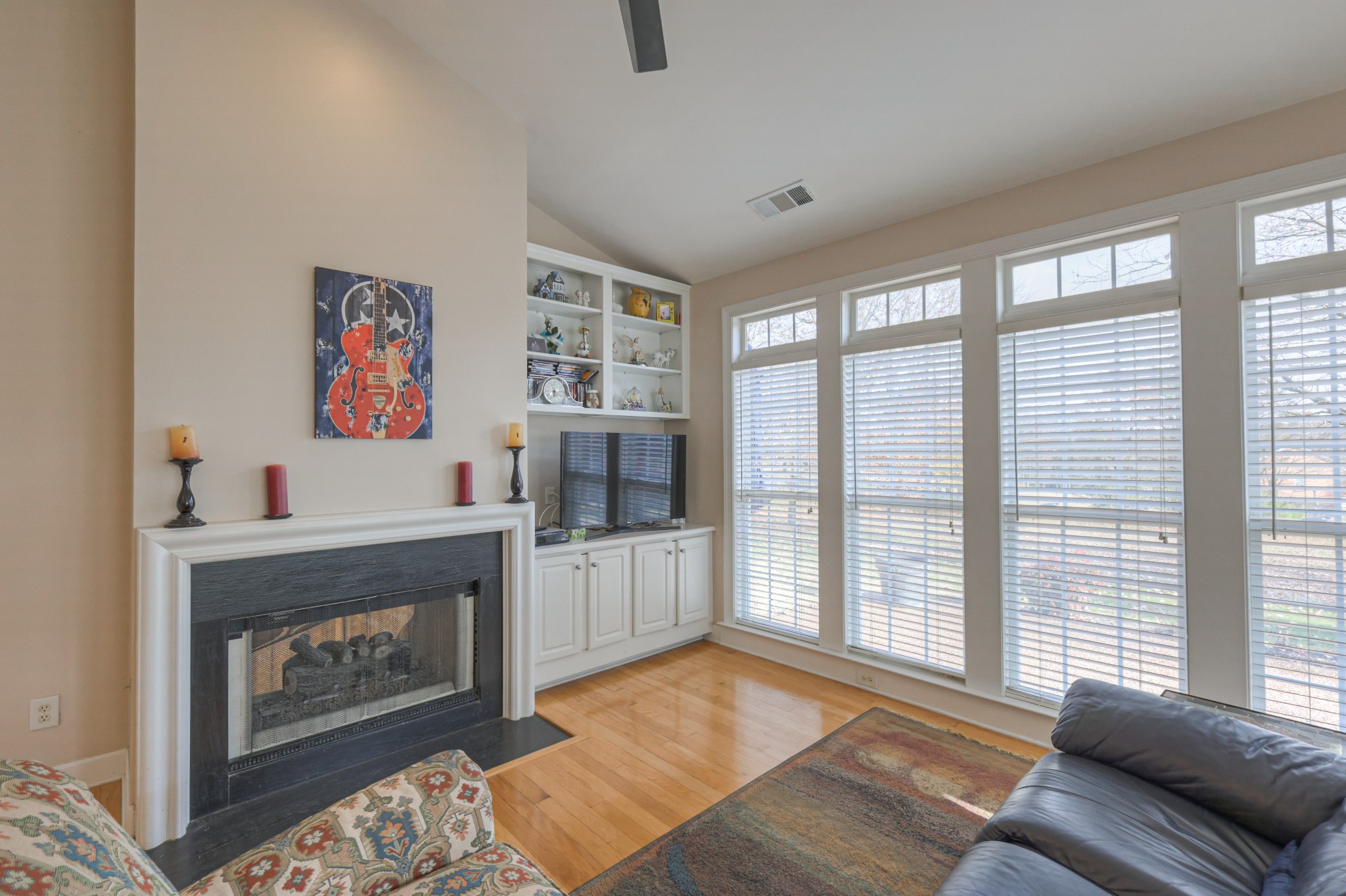 6331 Williams Grove Drive Brentwood, TN 37027 - Photo 30 of 58 a living room with furniture and a fireplace