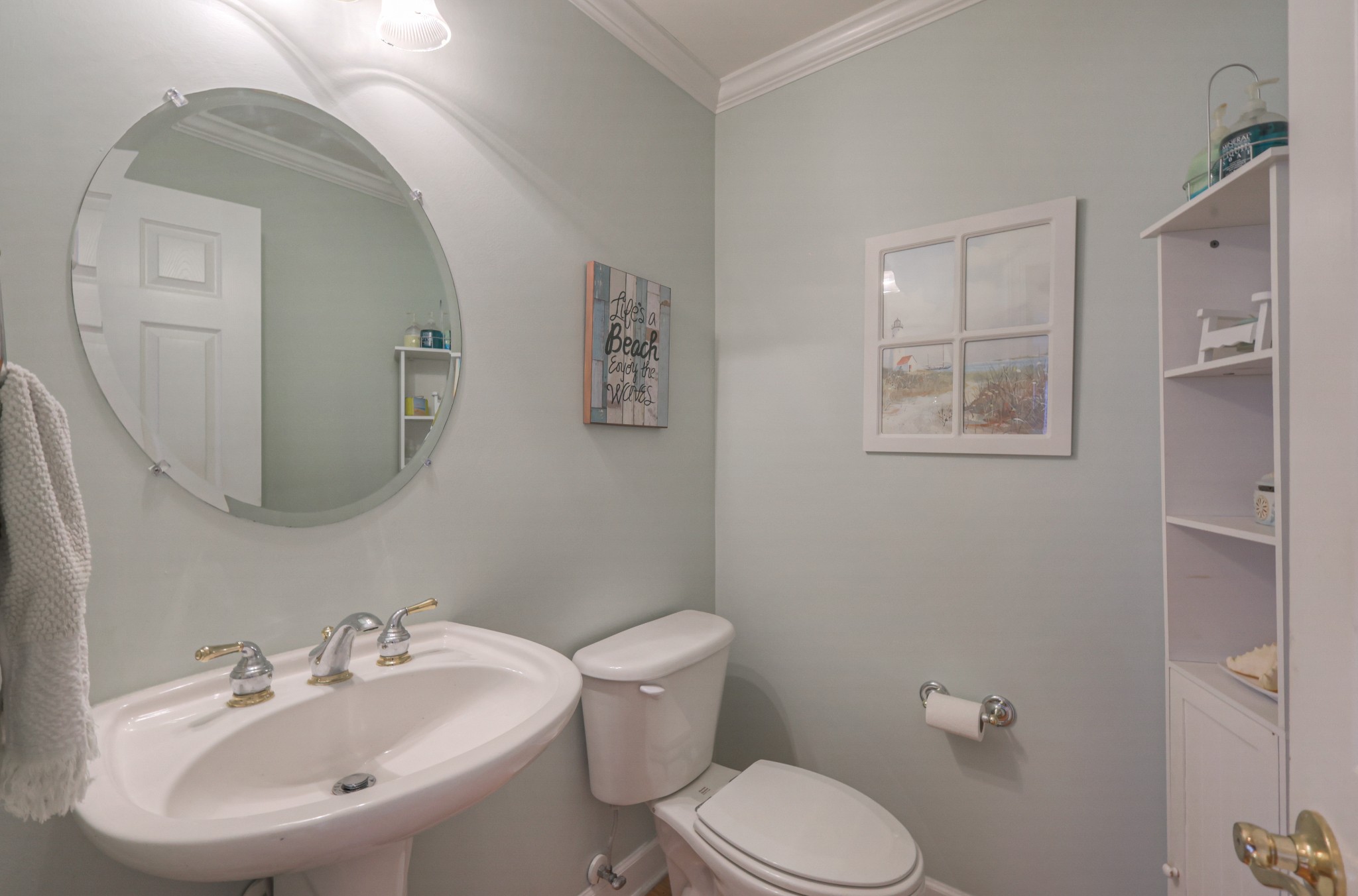 6331 Williams Grove Drive Brentwood, TN 37027 - Photo 33 of 58 a bathroom with a toilet sink and mirror
