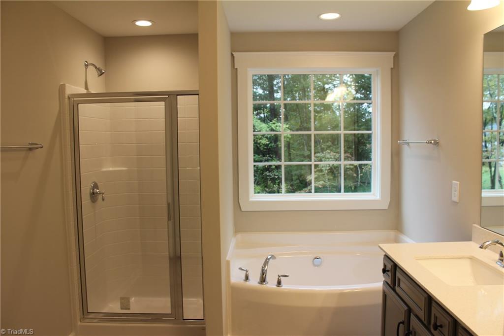 1728 Gerringer Mill Road Burlington, NC 27217 - Photo 27 of 28 Owners Suite Bathroom Separate Tub and Shower