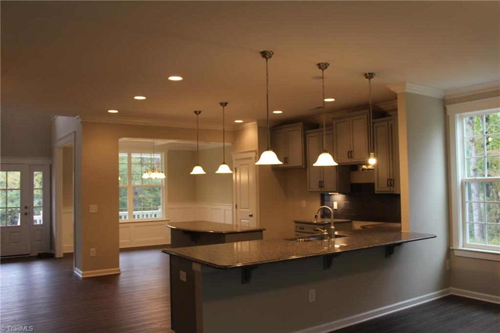 1728 Gerringer Mill Road Burlington, NC 27217 - Photo 9 of 28 Kitchen is Open Through to Dining Room