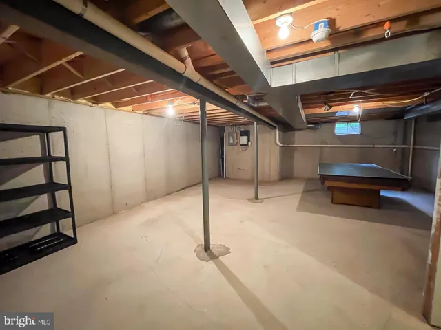 a view of storage and utility room